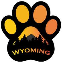 Load image into Gallery viewer, Dog Paw Sunset Sticker
