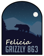 Load image into Gallery viewer, Grizzly 863 - Felicia Sticker
