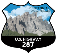 Load image into Gallery viewer, Centennial Scenic Byway Sticker
