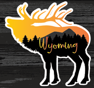 Bull Elk Sticker