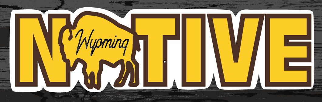 Wyoming Native Sticker