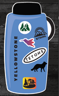 Wyoming Water Bottle Sticker