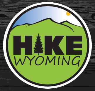 Hike Wyoming Circle Sticker