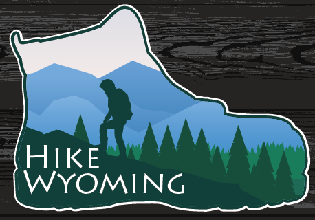 Hike Wyoming Boot Sticker
