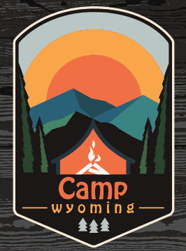 Camp Sunset Wyoming Sticker
