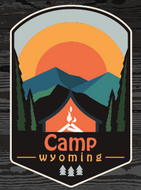 Camp Sunset Wyoming Sticker