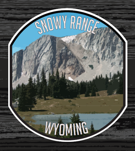 Snowy Range Sticker