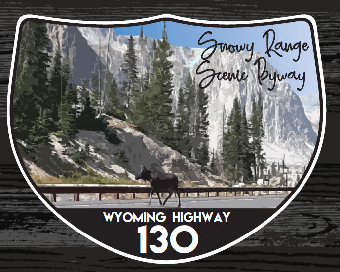 HWY 130 Snowy Range Scenic Byway Sticker