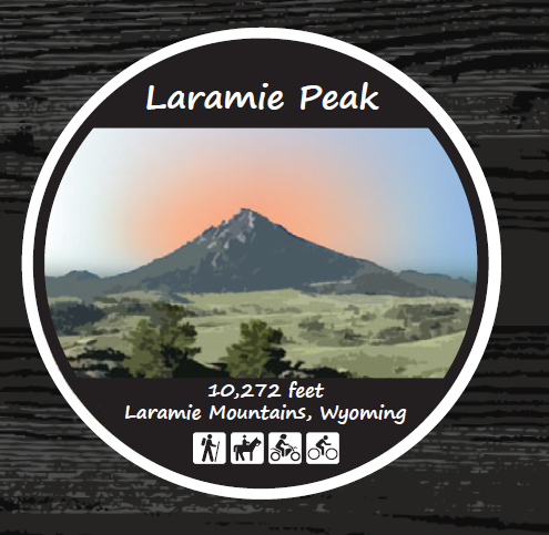 Laramie Peak Circle Sticker