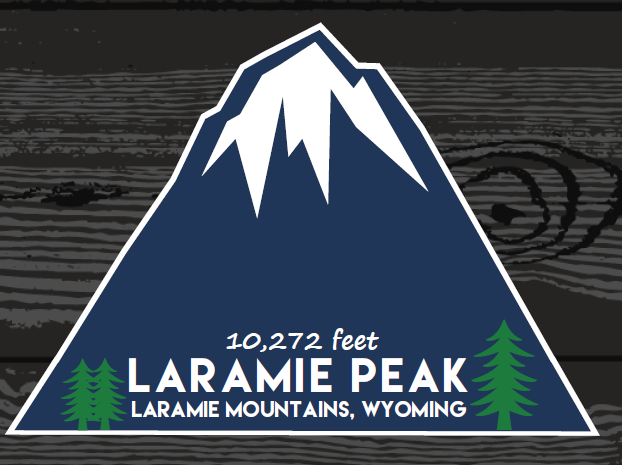 Laramie Peak Mountain Sticker