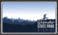 Glendo State Park Sticker - Mountain Bike