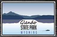 Glendo State Park Sticker - Boater