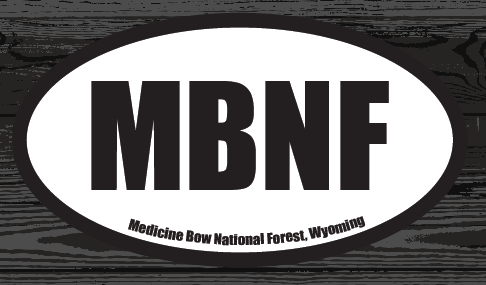 Classic National Forest Oval Sticker