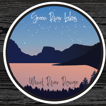 Green River Lakes/Wind River Sticker