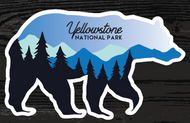 Yellowstone National Park Bear Sticker