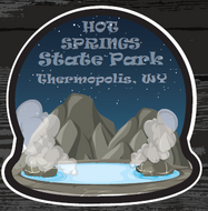 Hot Springs State Park Sticker